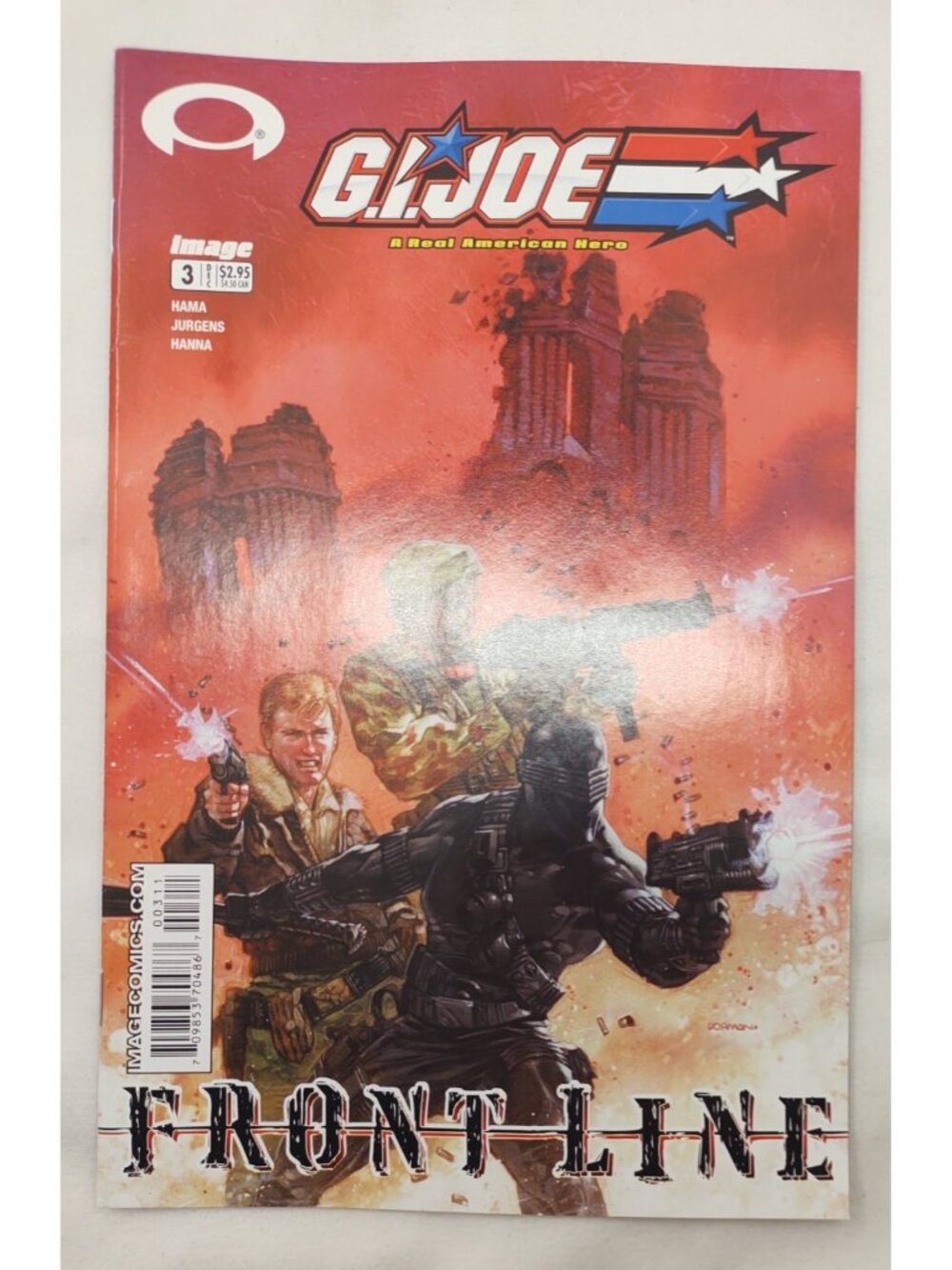 GI Joe Frontline #3 Image Comics Hama Jurgens Hanna A Real American Hero FN/VF